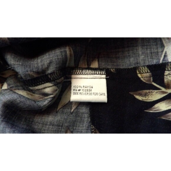 Donna Ricco DR 2 pc Black Tan Maxi Dress Tank 12 Matching Button Up Shirt Floral - Picture 10 of 16